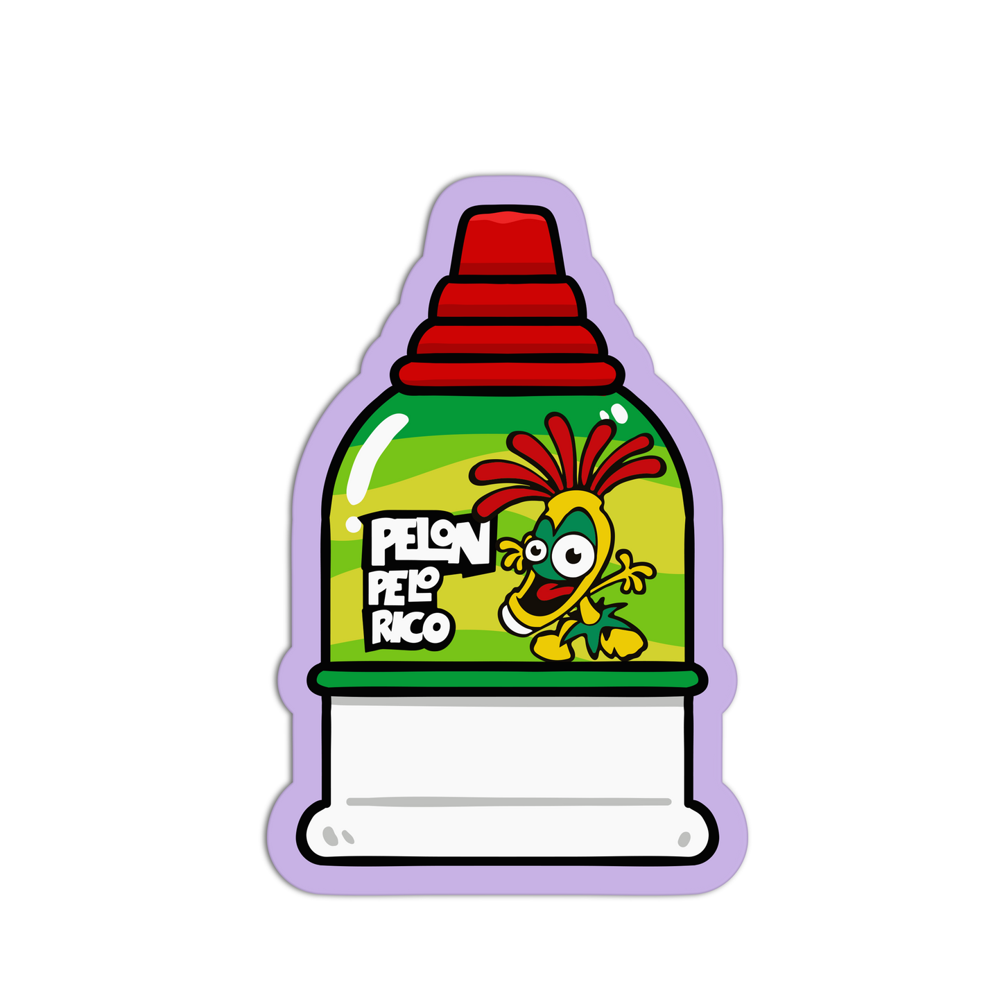 Pelon Pelo Rico Mexican Tray Sticker