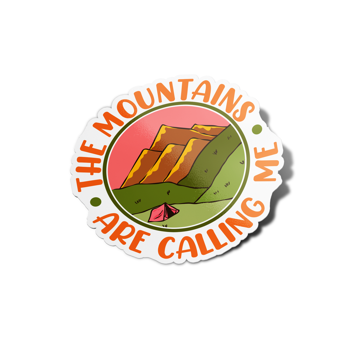 The mountains are calling me Arizona Sticker