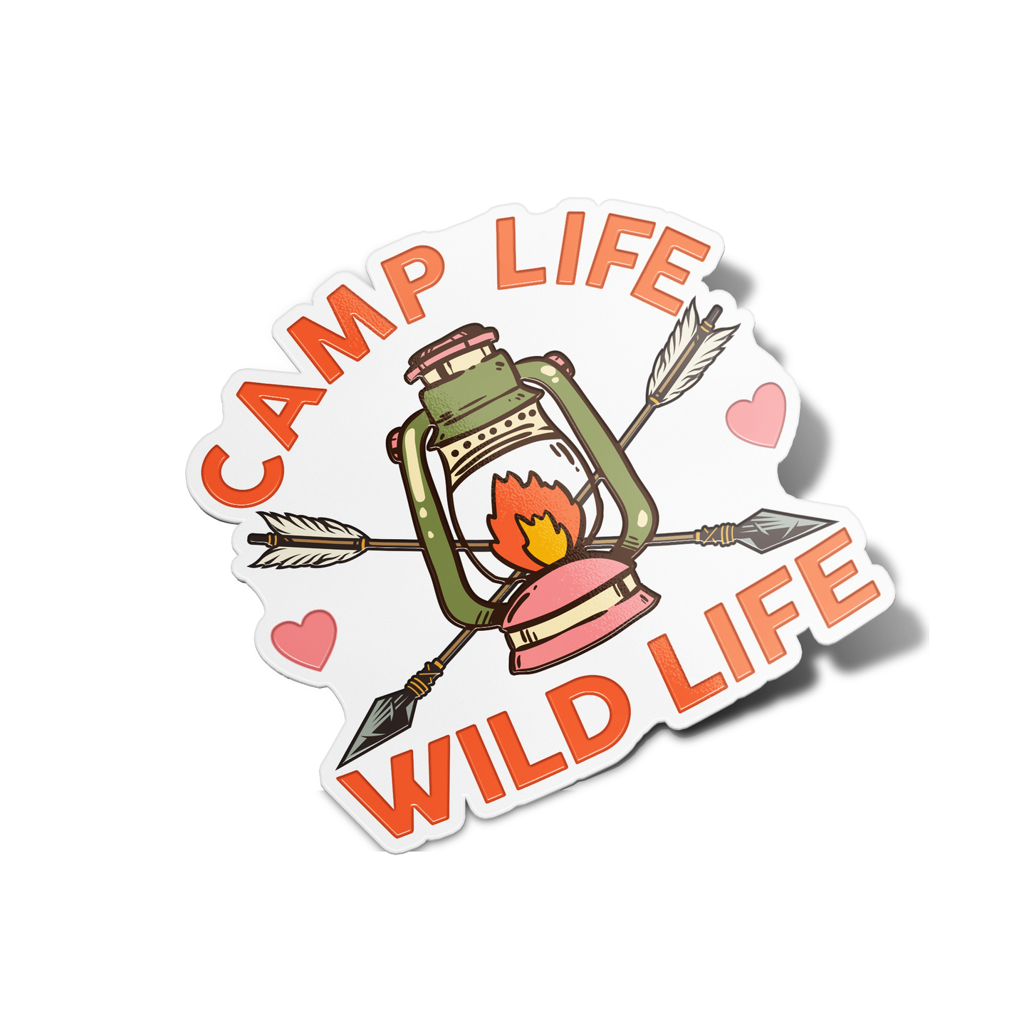 Camp life Wild life Nature Sticker