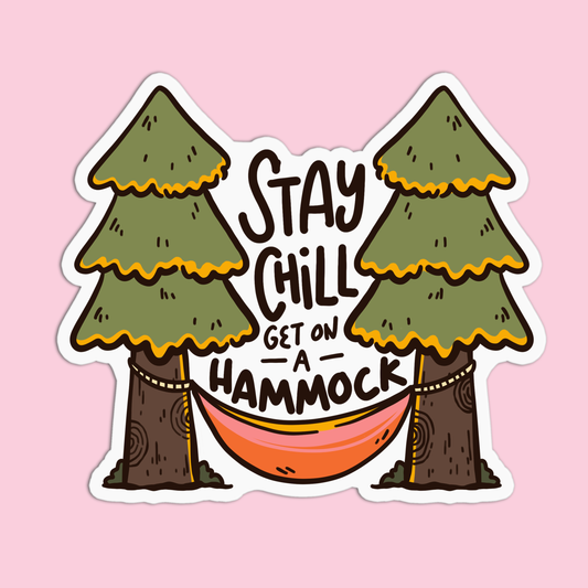 Stay chill get on a hammock Arizona Sticker