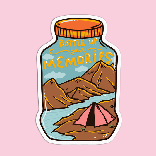 Bottle up your memories Arizona Sticker