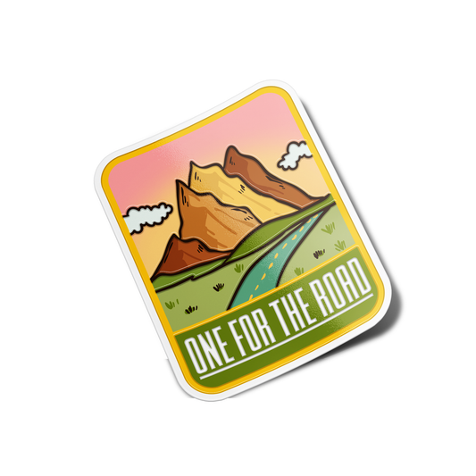 One for the road Nature Sticker