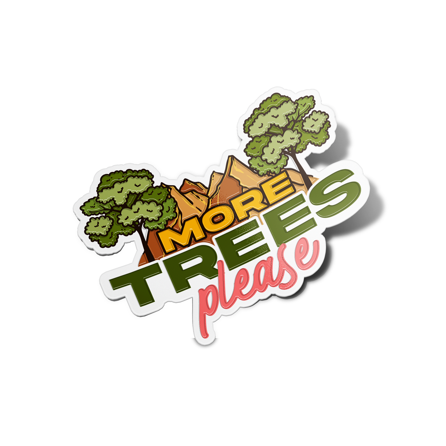 More trees please Nature Sticker