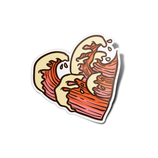 Waves Nature Sticker