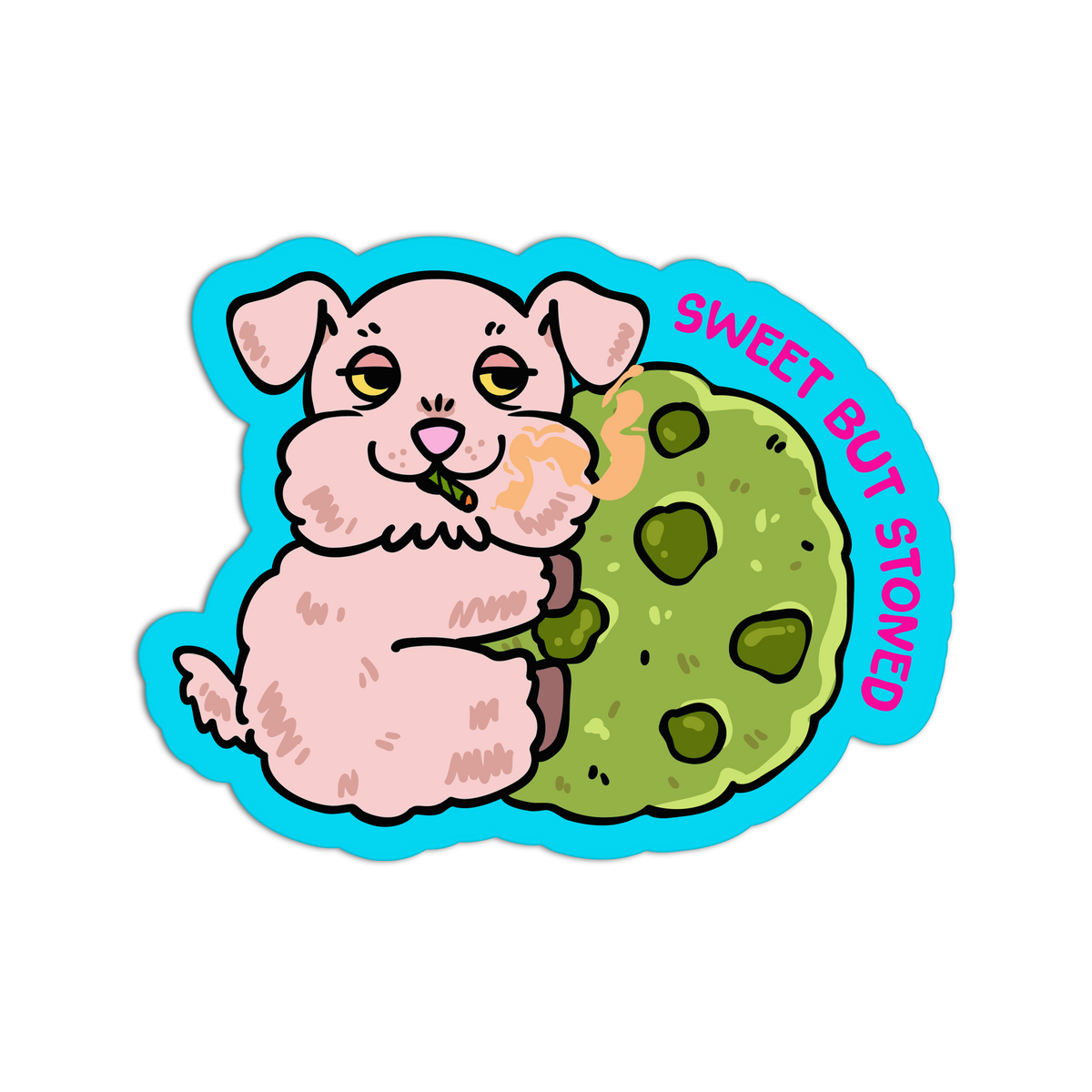Sweet Stoned - Neon Canna Sticker