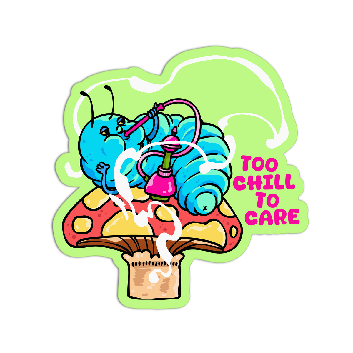 Care Mushroom - Neon Canna Sticker