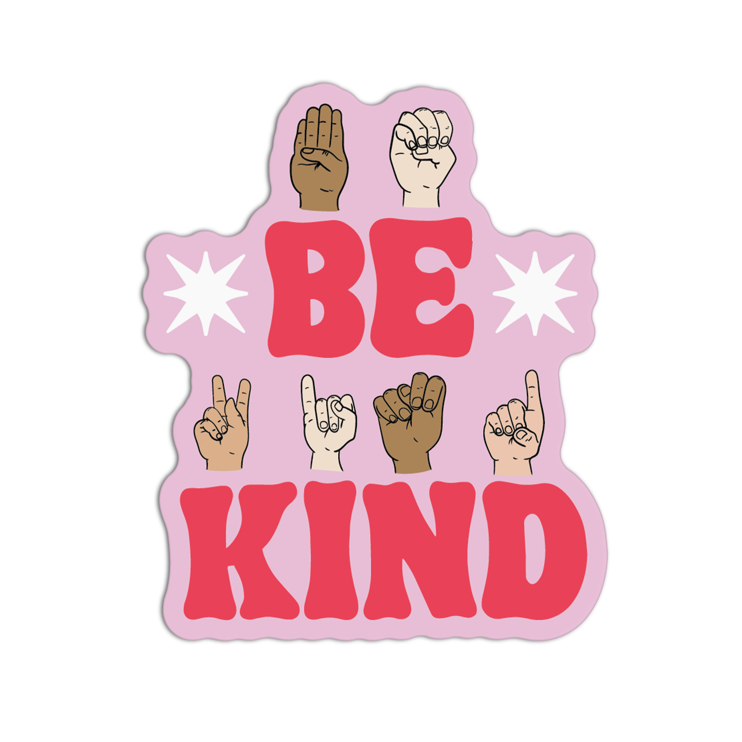 Be Kind New Asl Sticker