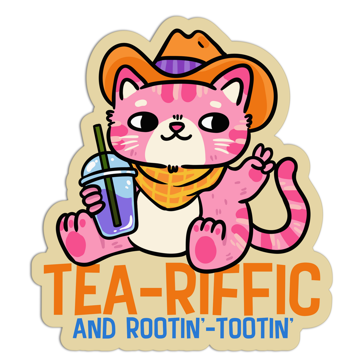 Giddy-Up Gulp New Cats Stickers