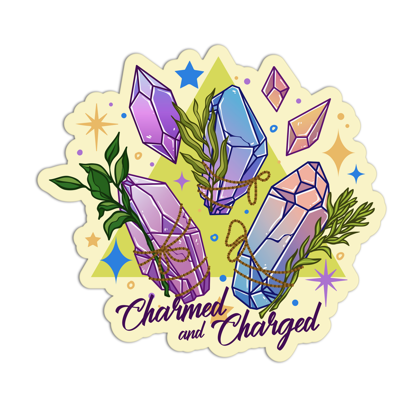 Celestial Aura Decal New Crystal Stickers