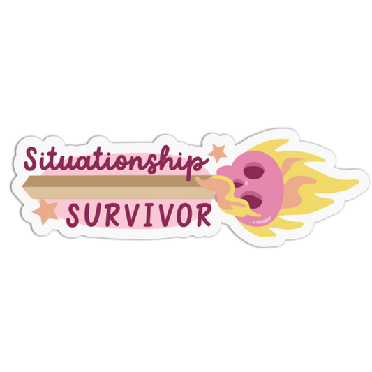 "Situationship Survivor" Skull Matchstick Sticker