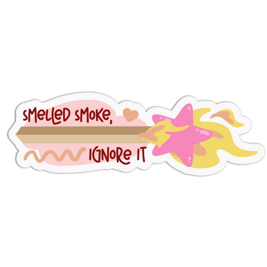 Starry "Ignore It" Matchstick Sticker