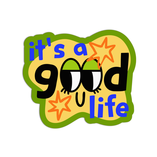 It's A Good U Life  New Smileys Sticker