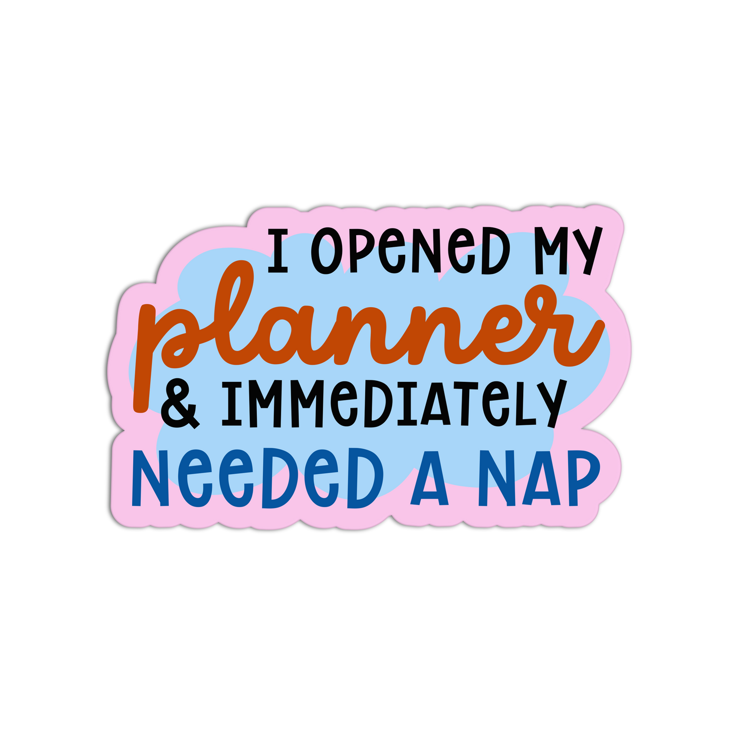 I Opened My Planner & Immediately New Resolution Stickers