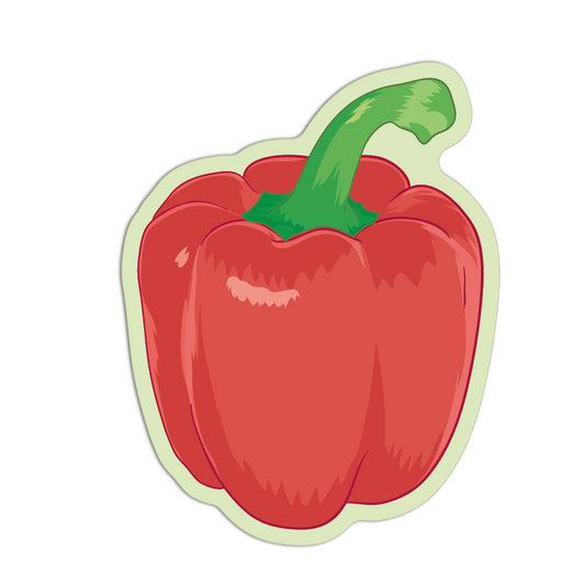 Red Bell Pepper Palengke Sticker