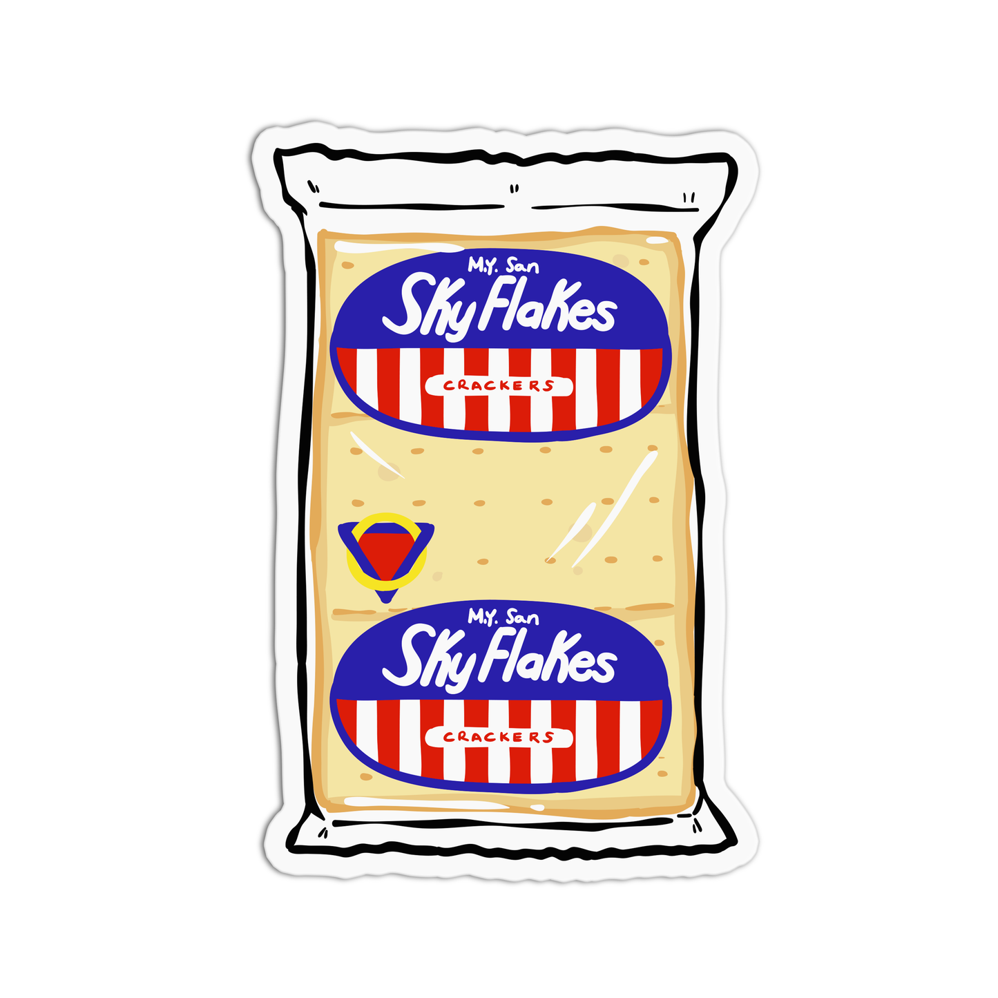 Sky flakes Pinoy Sticker