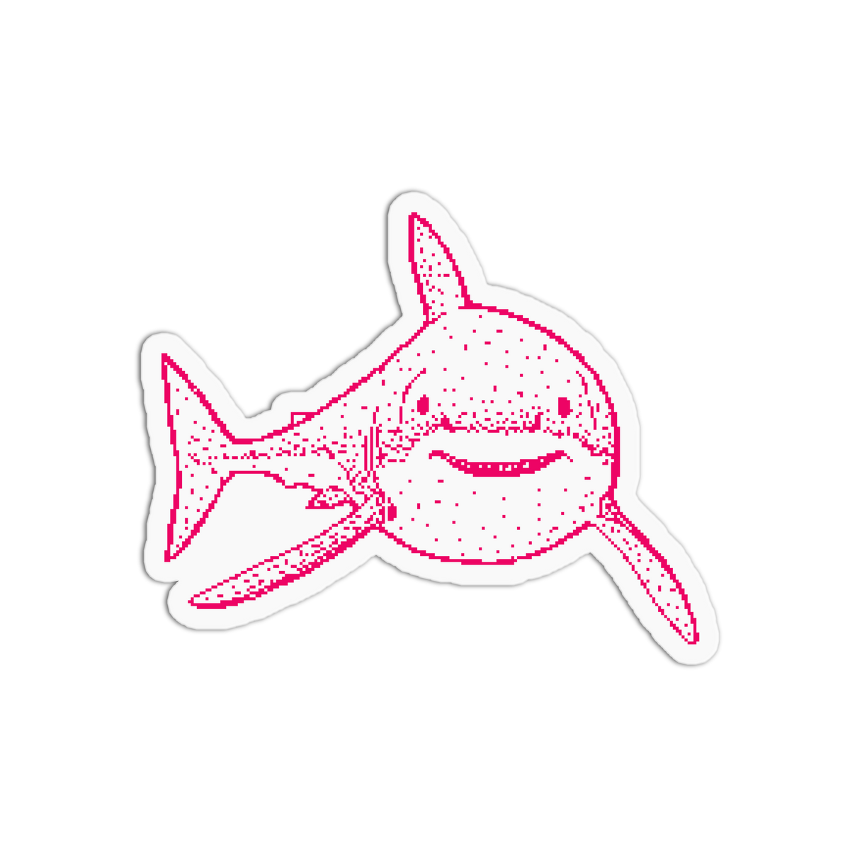 Great White - Pixel Animals Sticker