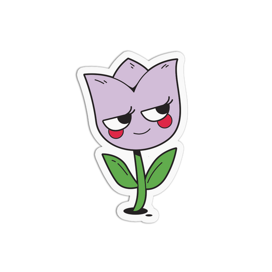 Lavender Tulip - Plant and Flower Sticker