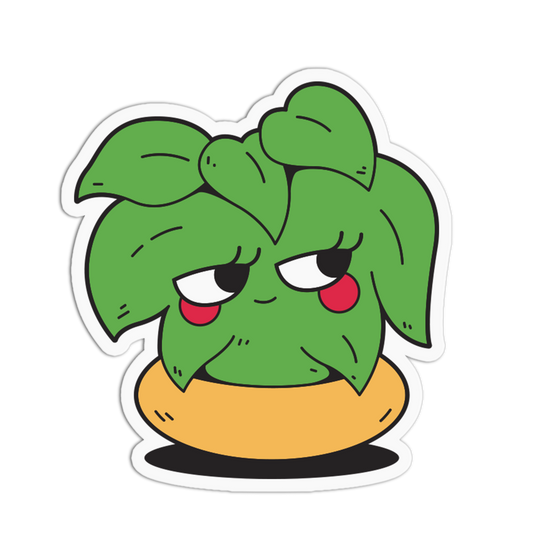 Droopy Leaves - Plant and Flower Sticker