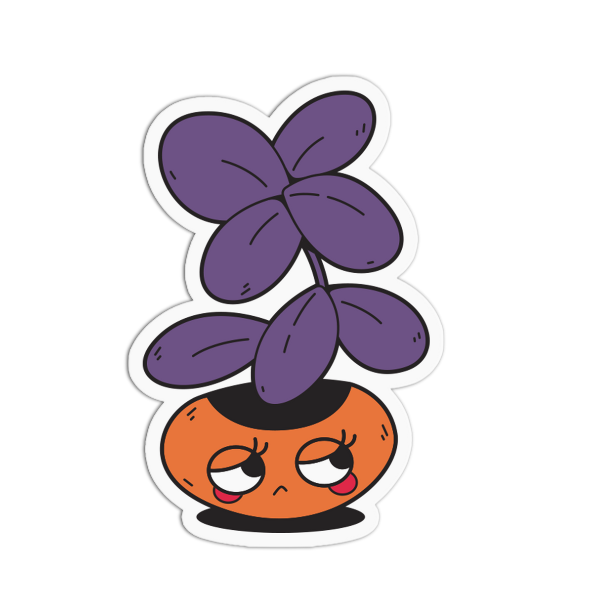 Purple Sprout - Plant and Flower Sticker