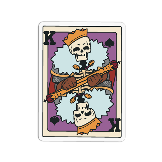 King Spades - Playing Cards Sticker