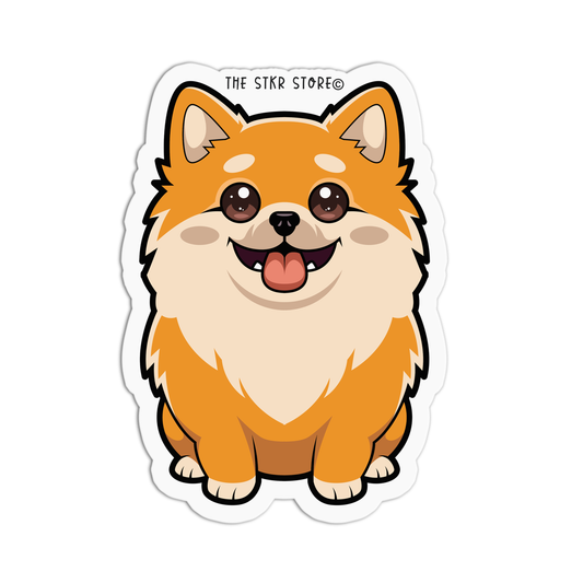 Pomerinian Dog Breed Sticker