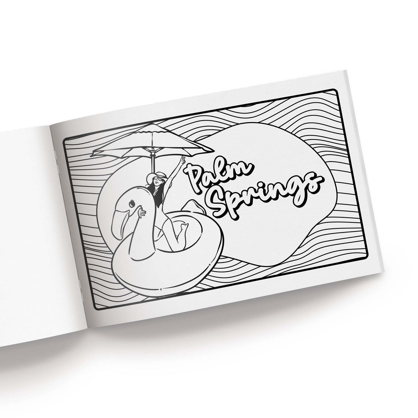 Palm Springs Coloring Book