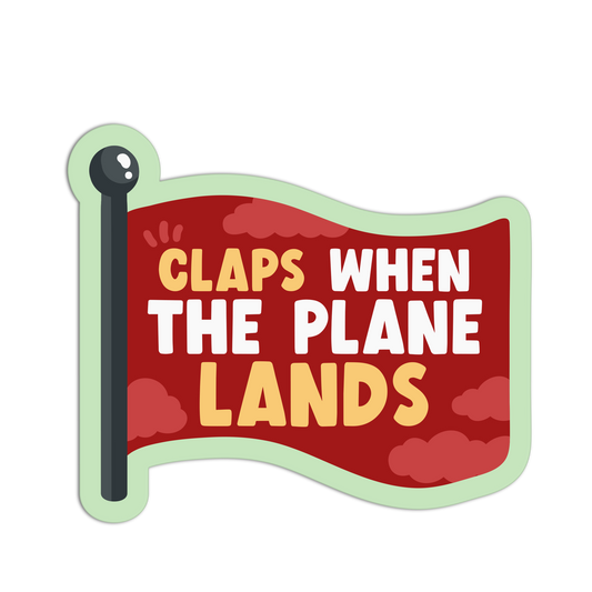Touchdown Tension Red Flags Stickers