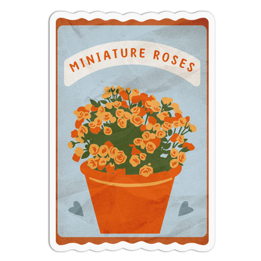Miniature Roses Rose Packet Sticker