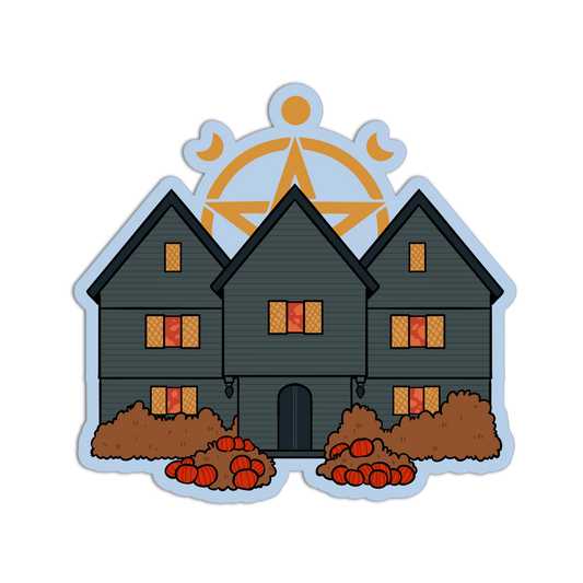 Witch House Salem Massachusett Stickers
