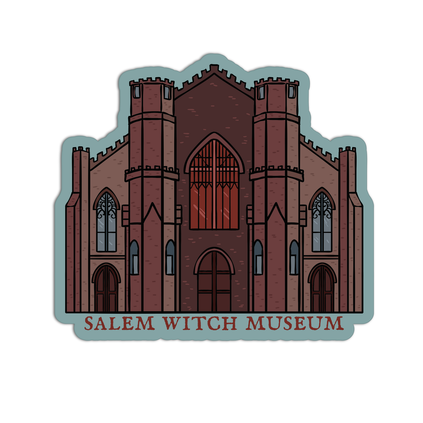 Witch Museum Salem Massachusett Stickers