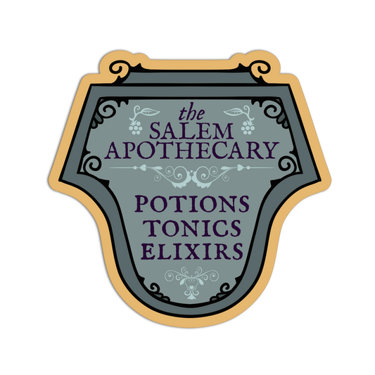 Apothecary Salem Massachusett Stickers