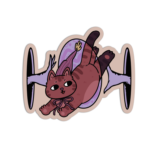 Eclipse Cat Salem Stickers