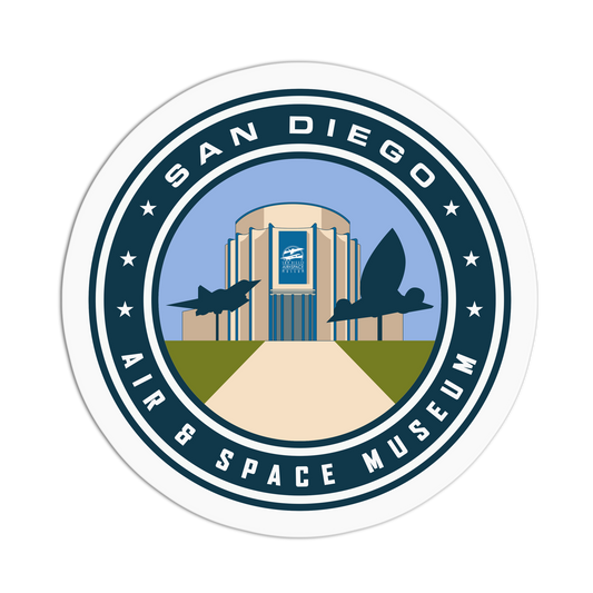 Air & Space Museum San Diego Travel Series Stickers