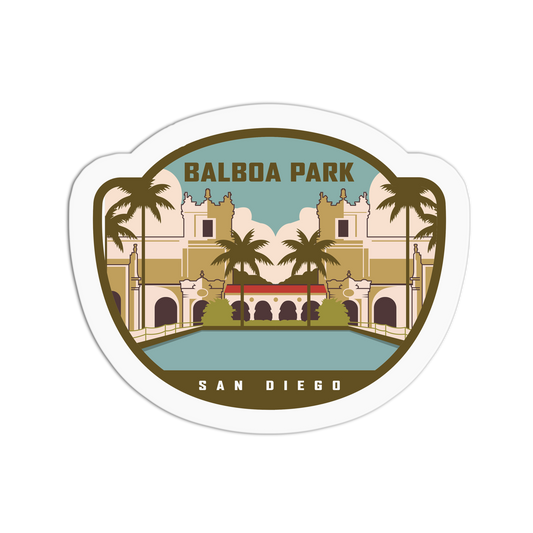 Balboa Park San Diego Travel Series Stickers