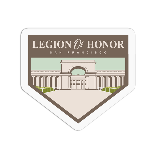 Legion of Honor San Francisco Travel Series Stickers