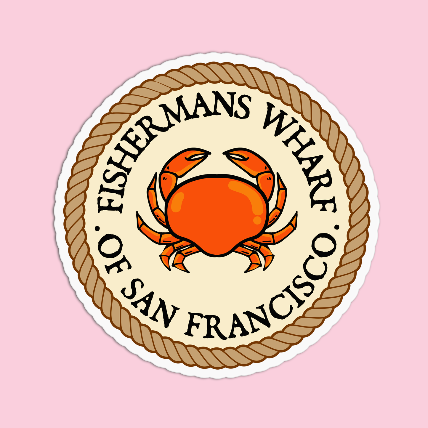 Fisherman's Wharf San Francisco Sticker