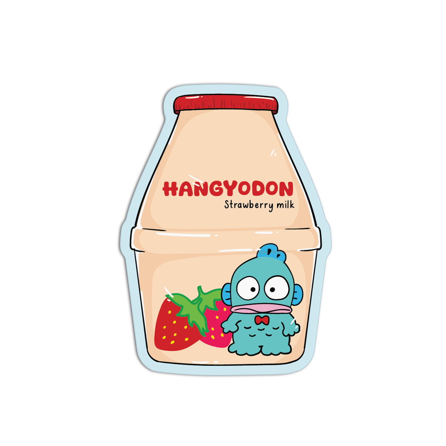 Salmon-Berry Sip Snacks Stickers