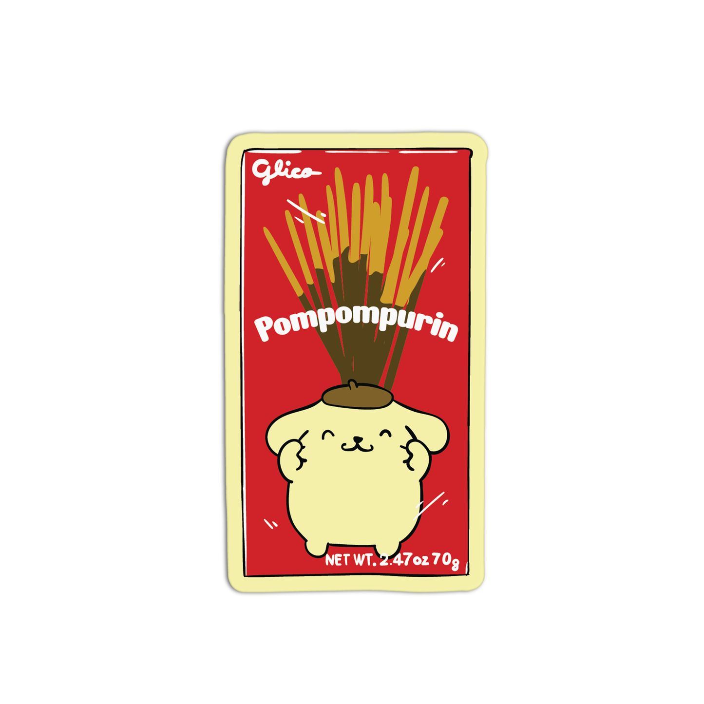 Sugar-Coated Cute Snacks Stickers