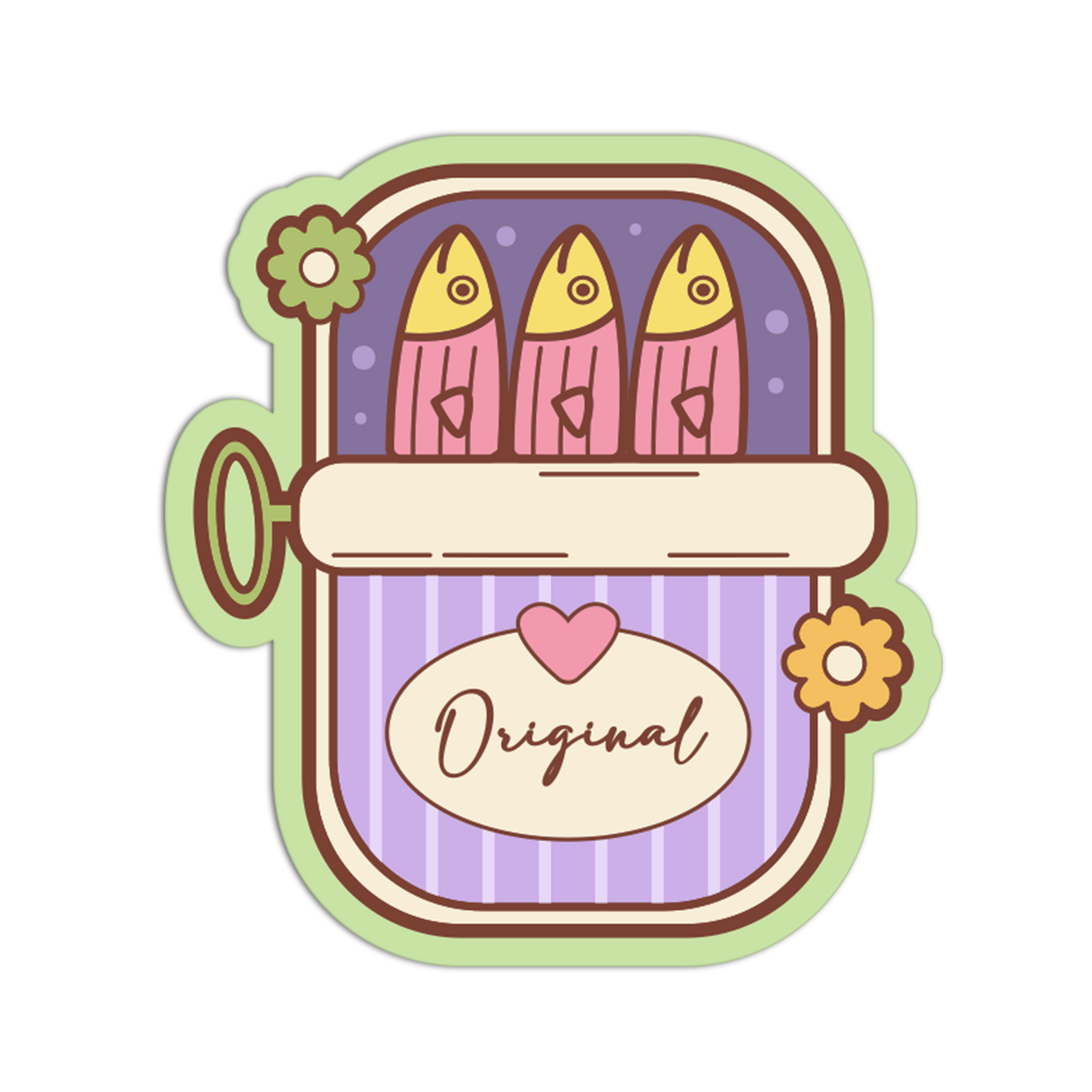 Original Key Open Sardines Sticker