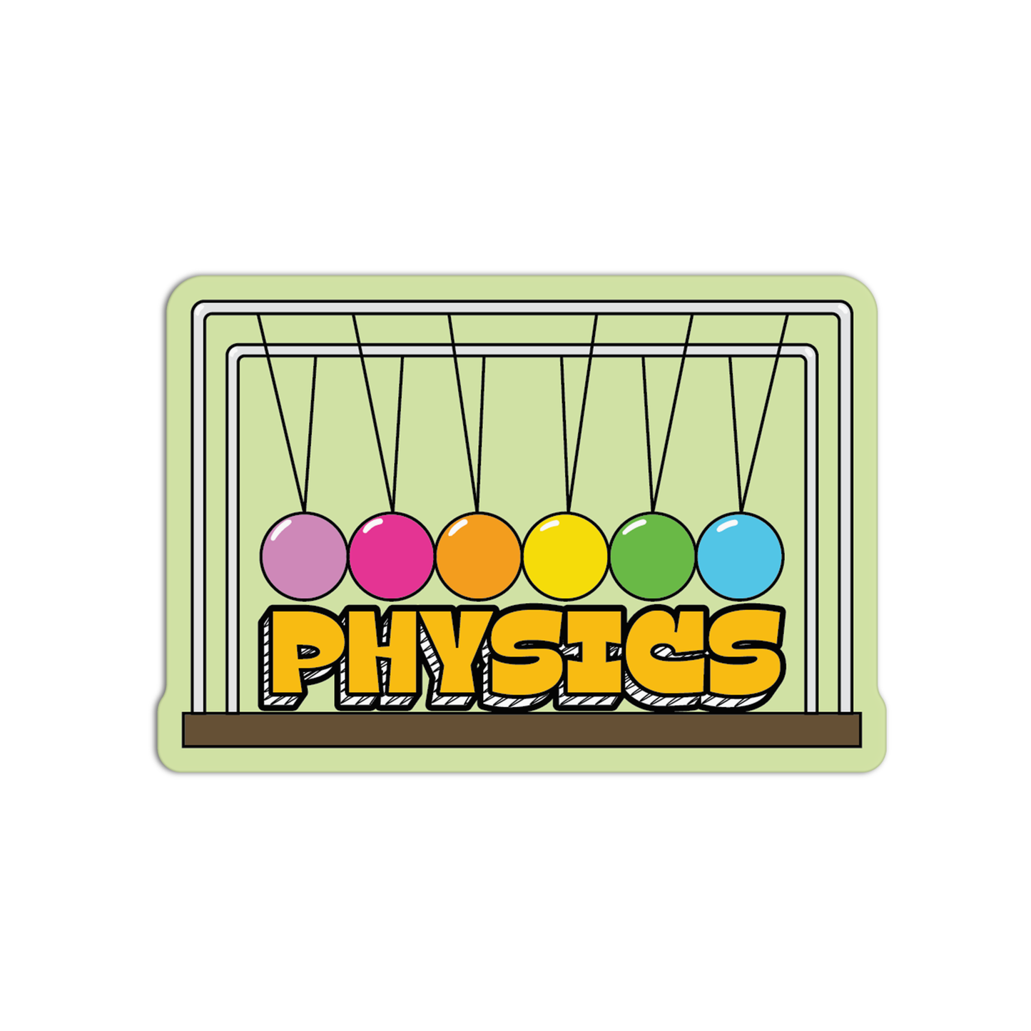 Physics New Science Sticker