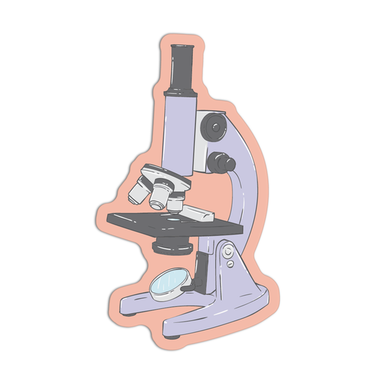 Microscope New Science Sticker
