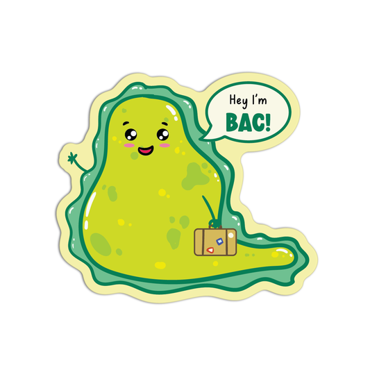 Hey I'm Bac New Science Sticker