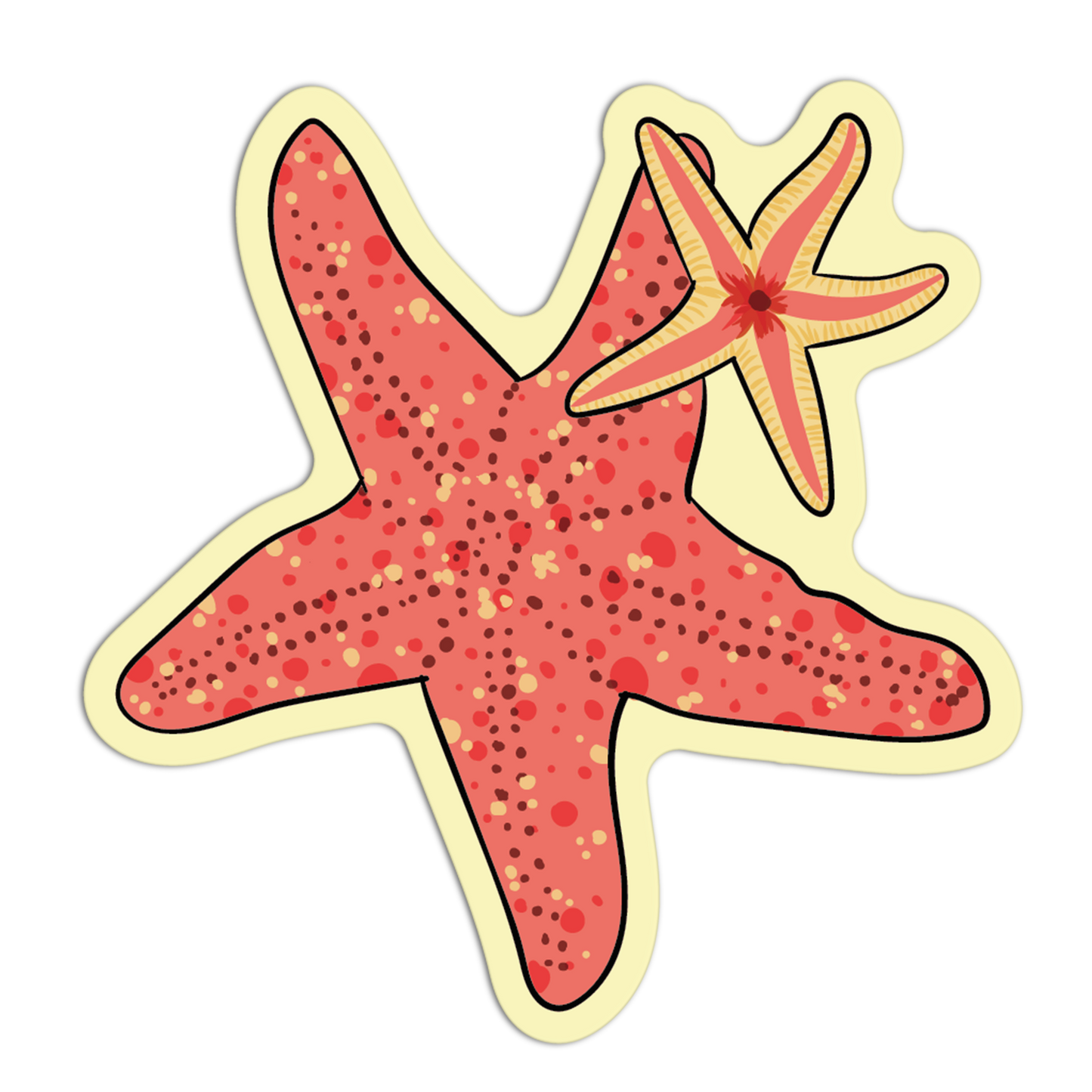Freckles Starfish Sea Creatures Stickers