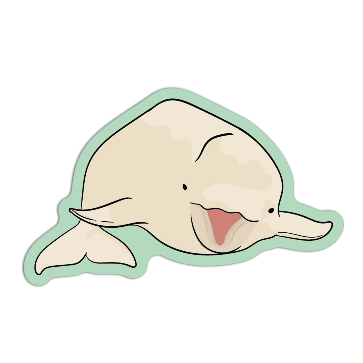 Beluga Whale Sea Creatures Stickers