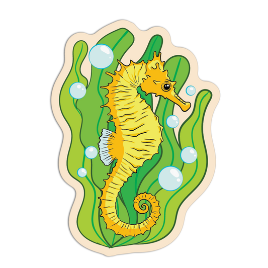 Bubbles Seahorse Sea Creatures Stickers