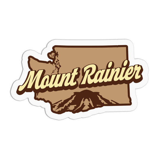 Mount Rainier Travel Series_Seattle Sticker