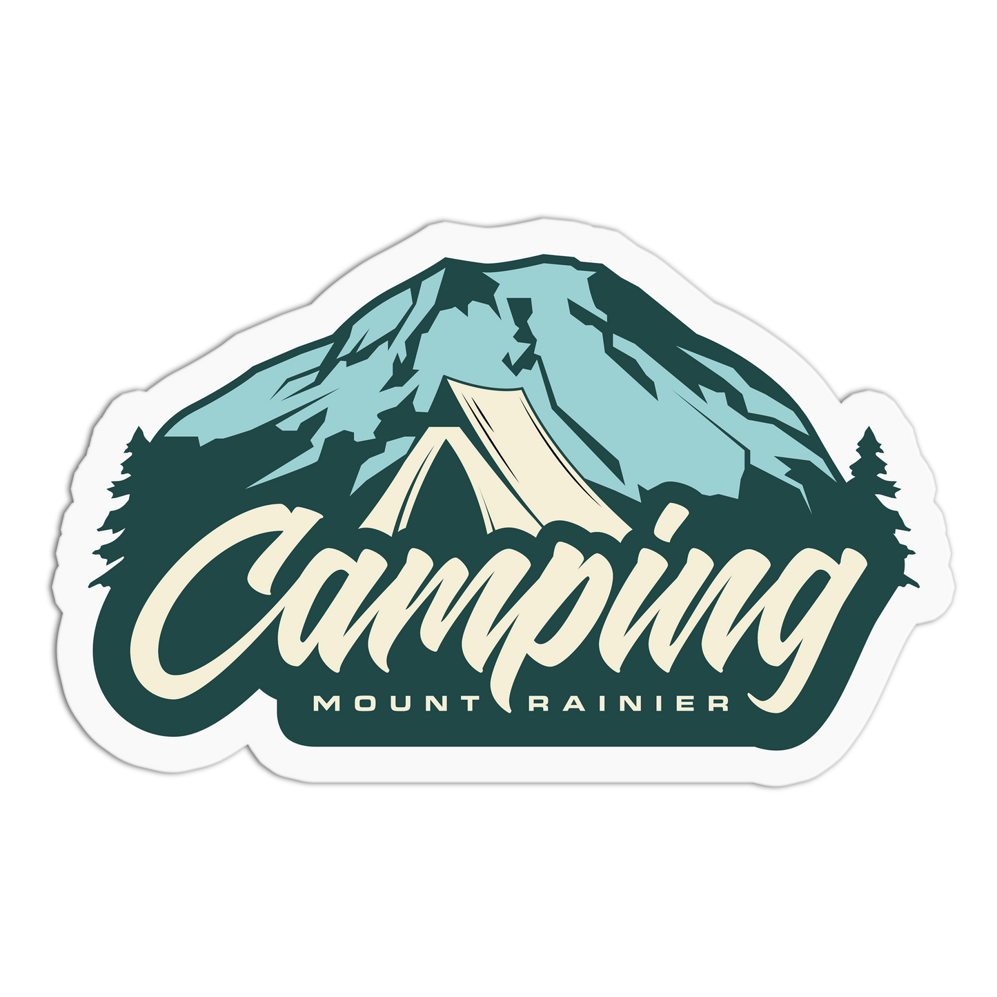 Camping Travel Series_Seattle Sticker