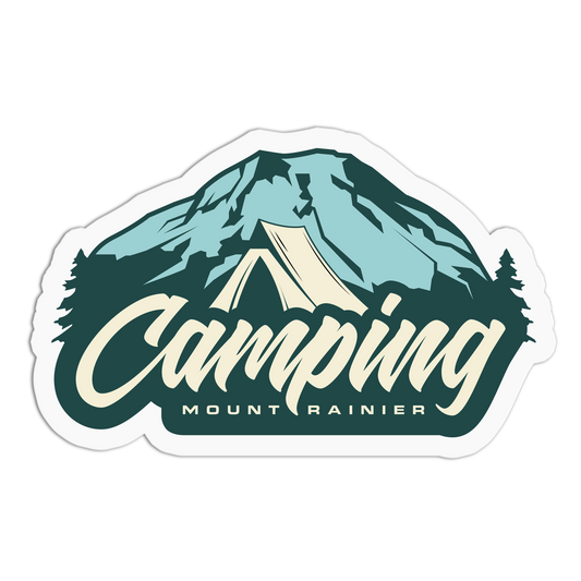Camping Travel Series_Seattle Sticker