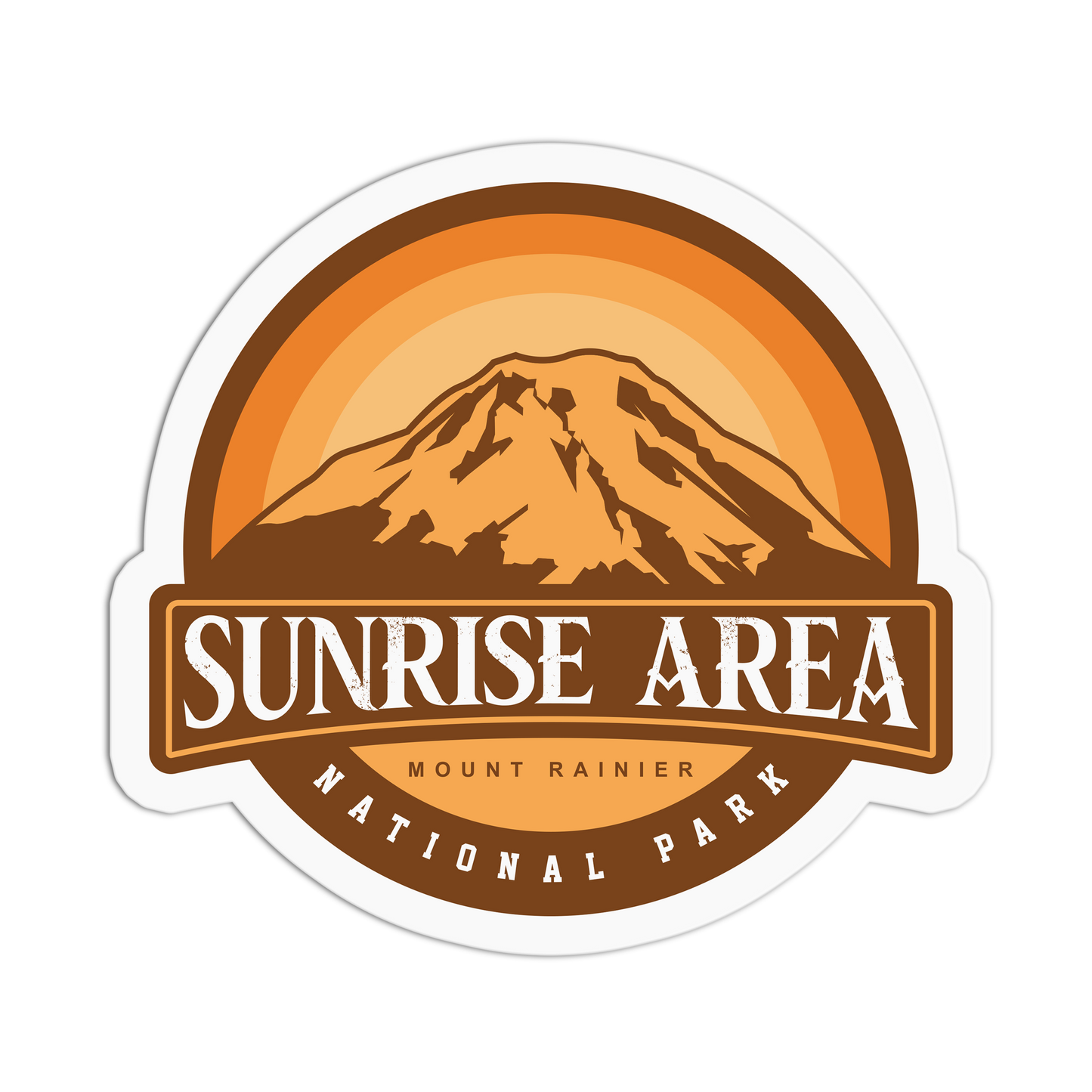 Sunrise Area Travel Series_Seattle Sticker