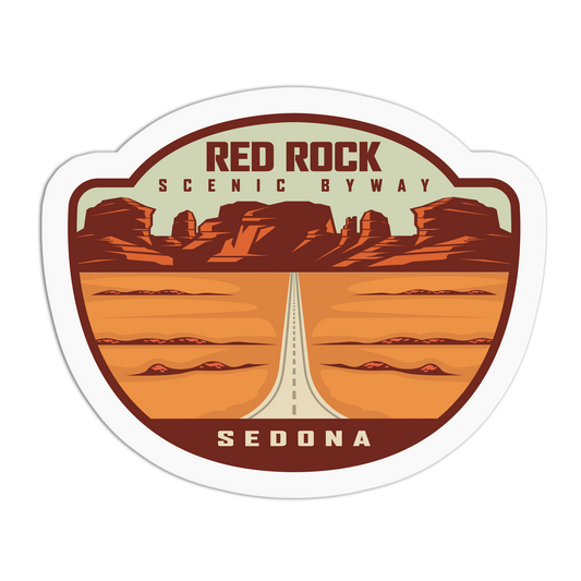 Red Rock Scenic Byway Sedona Travel Series Stickers